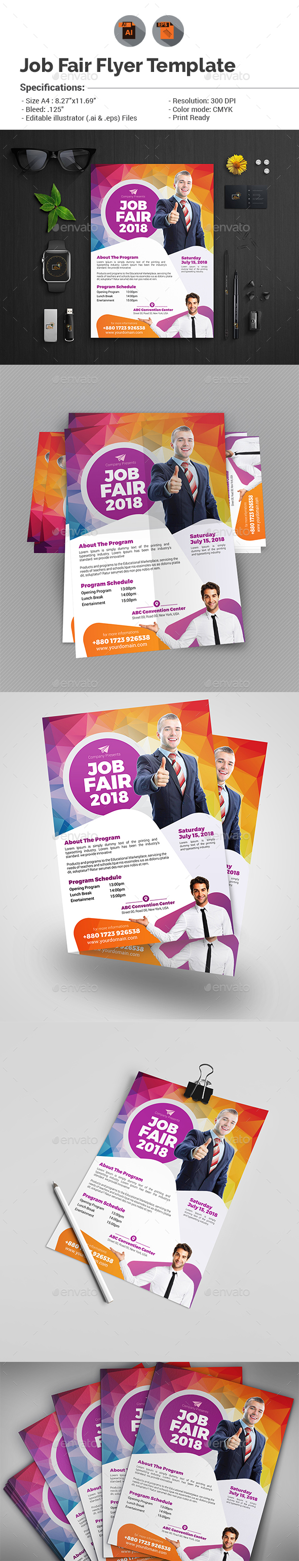 Job Fair Flyer Template